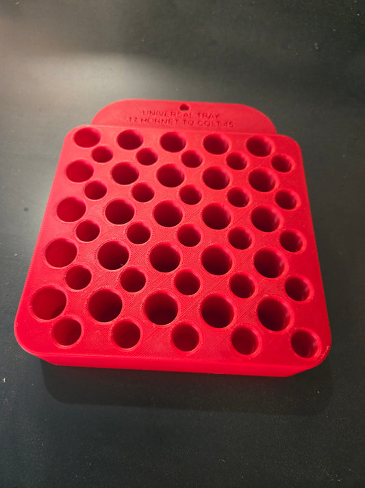Red universal tray 17 hornet to colt 45