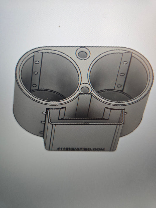 Skidloader drink holder
