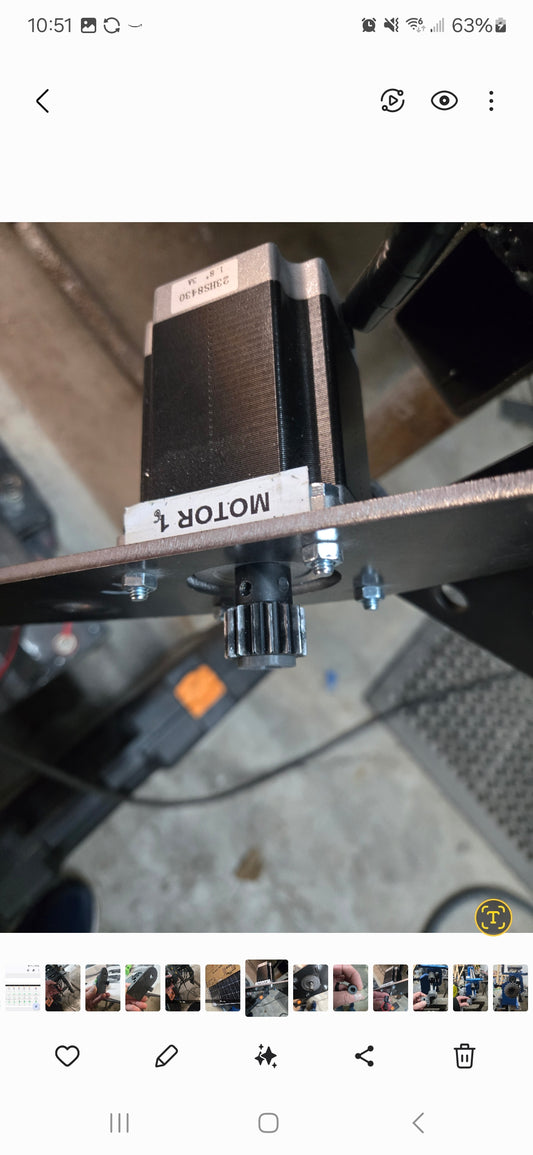 3d printed stepper motor adaptor bushing 8mm to 3/8