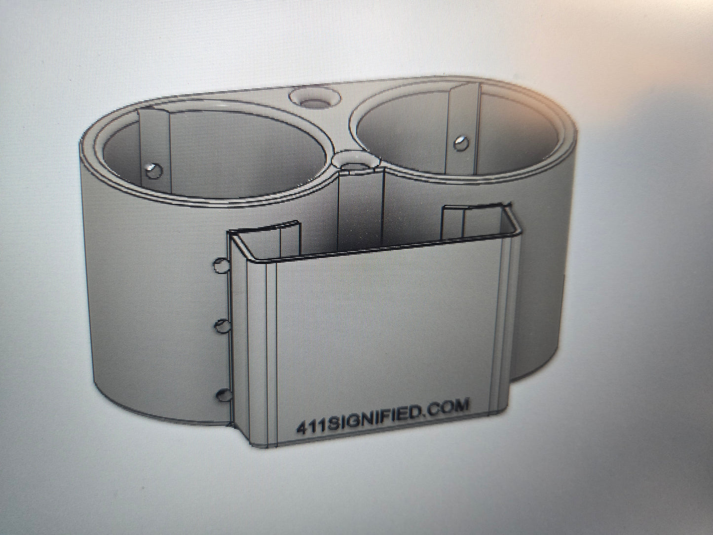 Skidloader drink holder